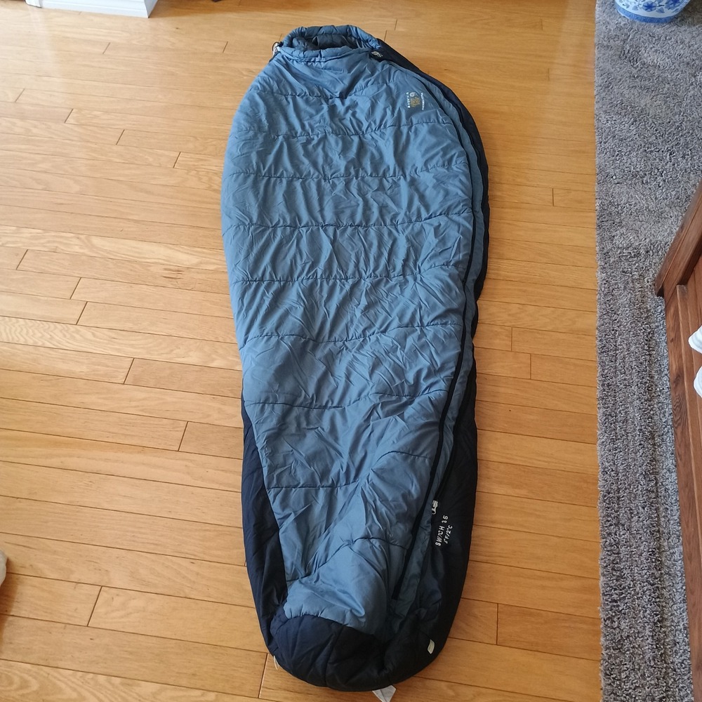 Mountain Hardwear Switch 35 Sleeping Bag Thermolite Extra Mummy 82"x32"x20"